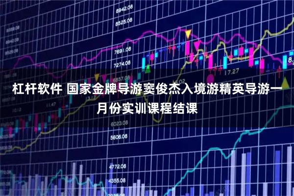 杠杆软件 国家金牌导游窦俊杰入境游精英导游一月份实训课程结课